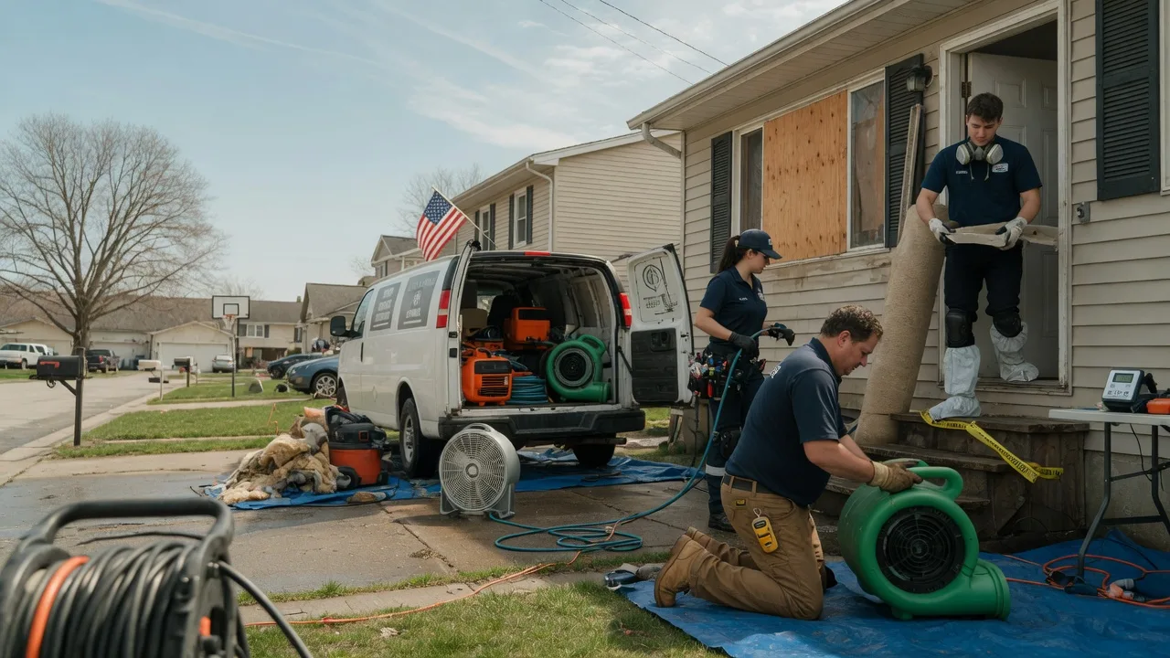 Water Damage Restoration in New Concord, KY near me
